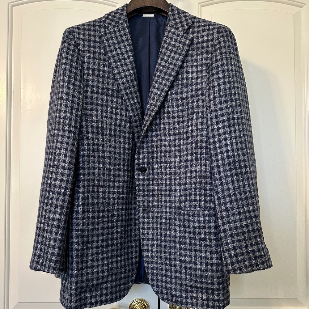 Kiton Cashmere & Silk Blend Blazer IT SZ 50/ US 40